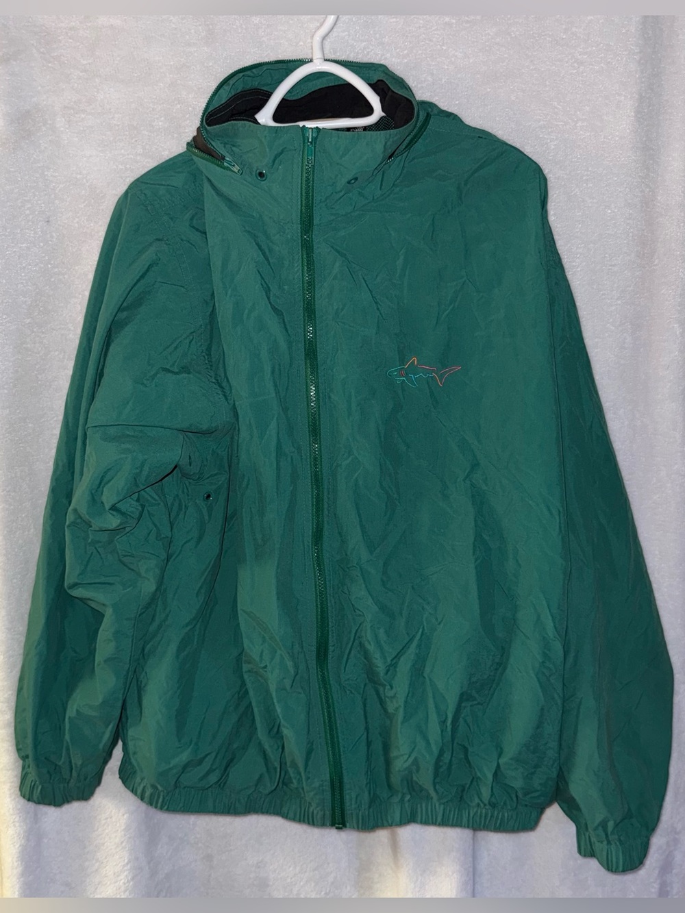 VTG Greg Norman size xl green windbreaker jacket